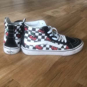 VANS Sk8 Hi \\ Cherry checkered print
